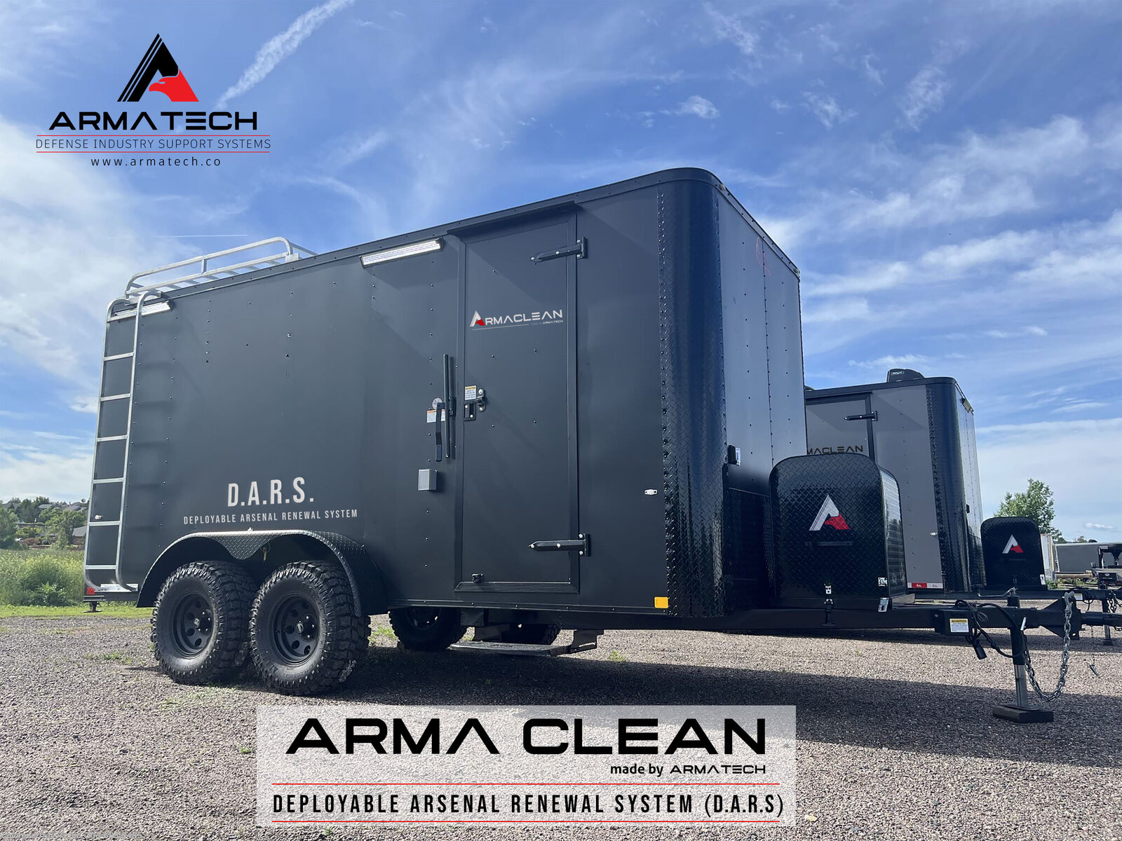 D.A.R.S. Deployable Arsenal Renewal System trailer